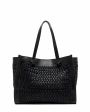 GIANNI CHIARINI FIRENZE Сумка-шопер Marcella из рафии, цвет черный - миниатюра 5